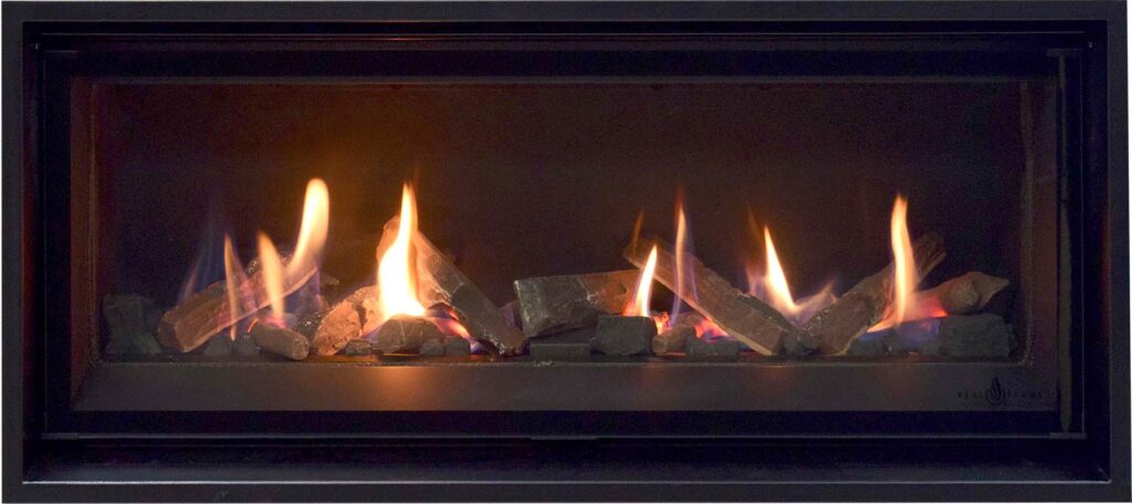 Real Flame Element 900 Gas Fireplace - Gas Log Fires Melbourne