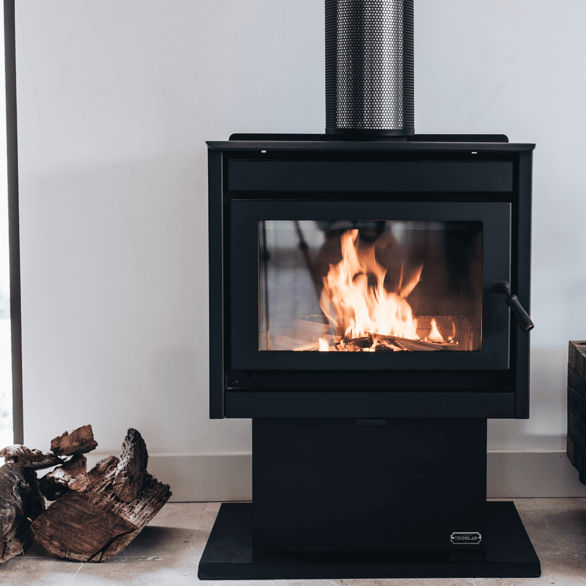 Wood Fireplace - Wood near fireplace