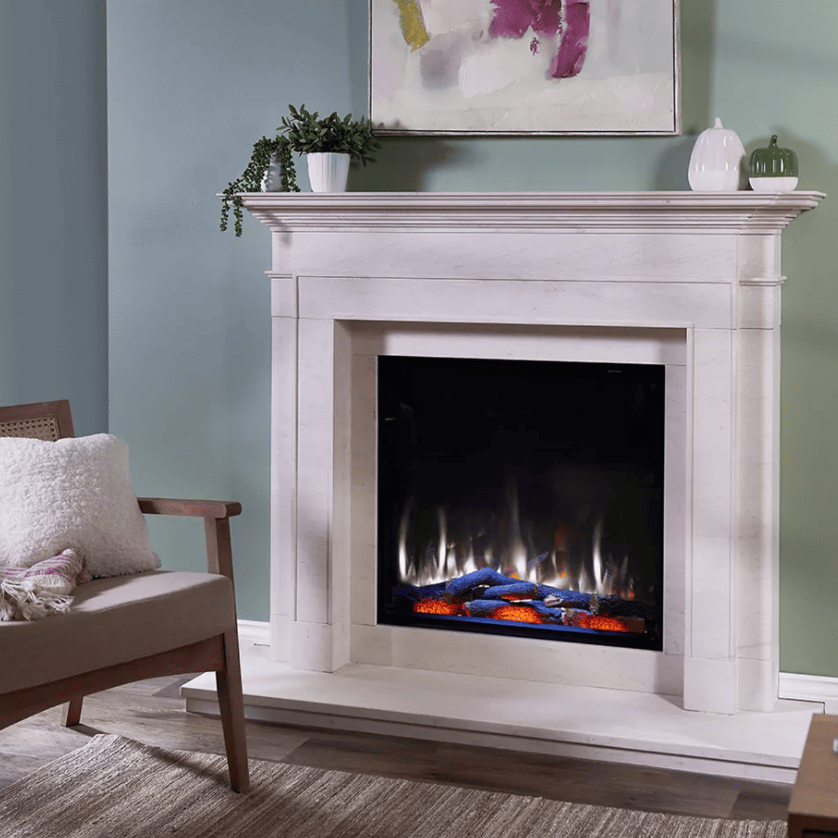 Electric fireplaces Melbourne - Fireplace in a light cosy room
