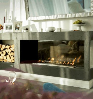 Decoflame Net Zero Fireplace Inserts - Automatic Refill & 8 to 16 Hour Burn Times - Best gas fireplaces for autumn warmth