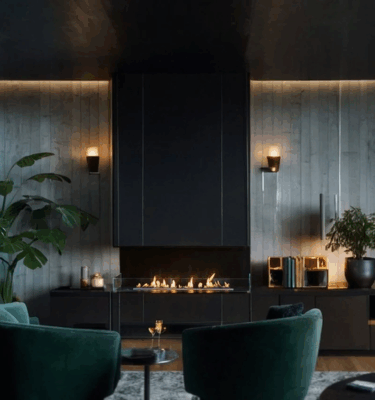 Best Decoflame Montreal Open Three-Sided Net Zero Fireplace with Burning Ethanol Vapour for Autumn