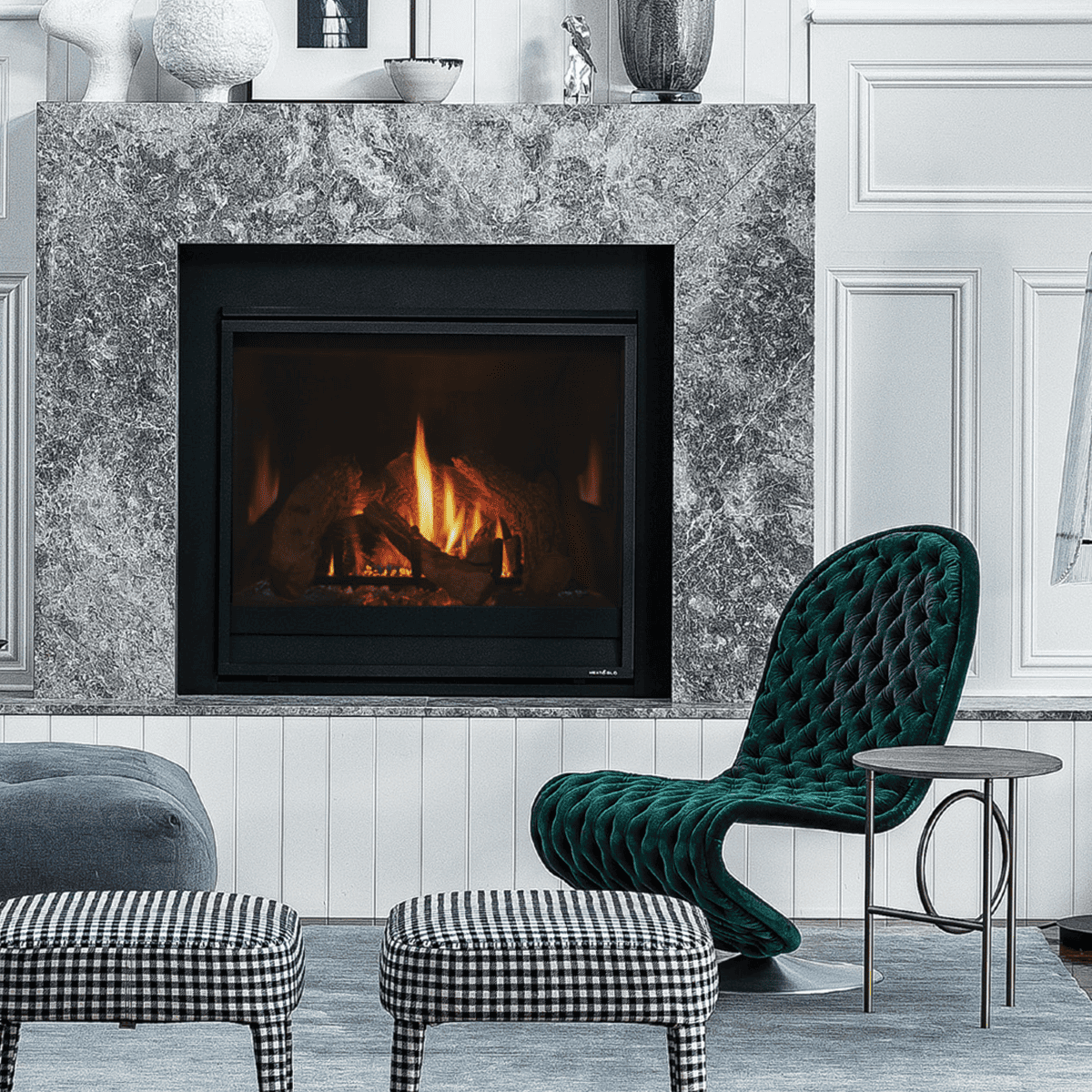 Fireplace Safety - Cosy fireplace in the living room