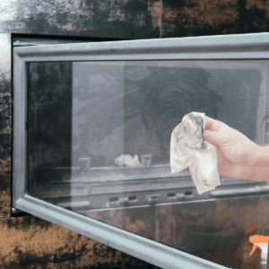 Fireplace Cleaning - Cleaning Fireplace Glass pane