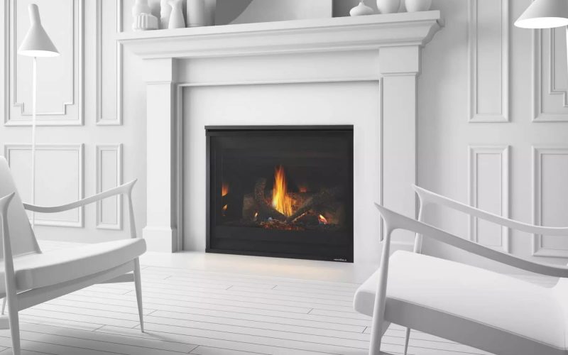 heat and glo 5x gas log fireplace