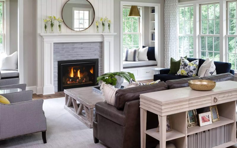 heat and glo i30x gas log fireplace